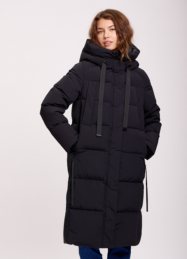 Утепленная куртка пальто с капюшоном Sevenext