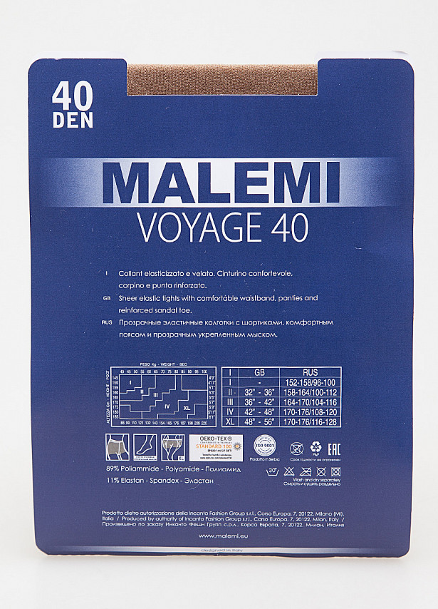 Колготки MALEMI, Voyage 40