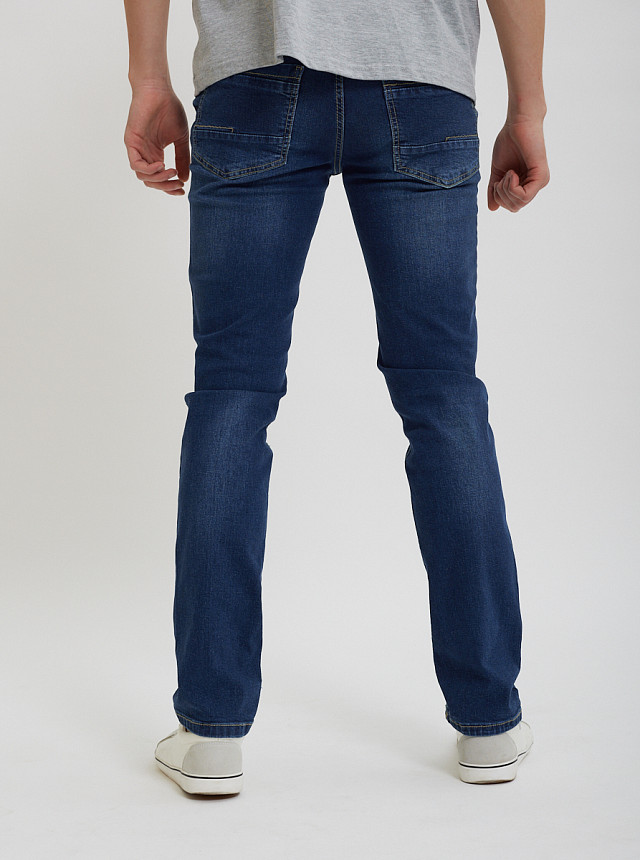Синие узкие джинсы Sevenext