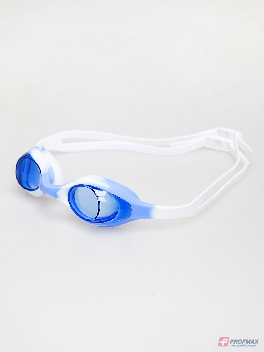 Очки для плавания Overcome, OP-18, синий/белый, 1098957  - купить со скидкой