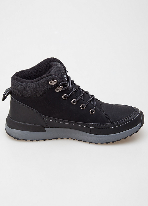 Чёрные зимние ботинки со шнуровкой Overcome