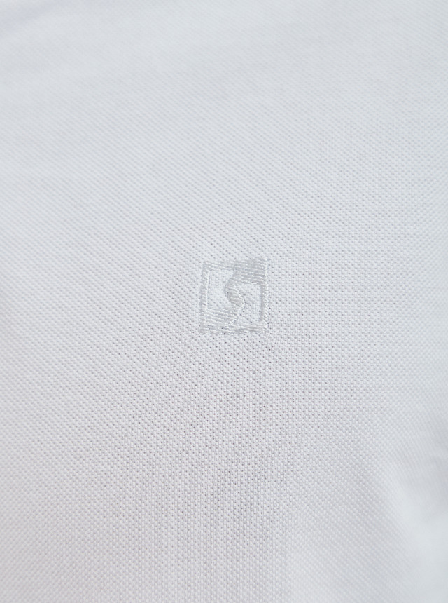 Белая базовая рубашка-поло Sevenext