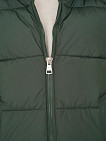Удлинённая зелёная утепленная куртка Sevenext