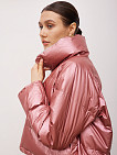 Куртка демисезонная розовый металлик Sevenext