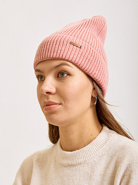 Розовая трикотажная шапка Sevenext
