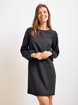 Платье короткое чёрное Sevenext