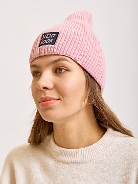 Розовая шапка Marhatter с вытянутой верхушкой